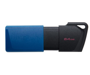 Kingston 64GB USB3.2 Gen 1 DataTraveler Exodia M (Black + Blue) - 2 kusy