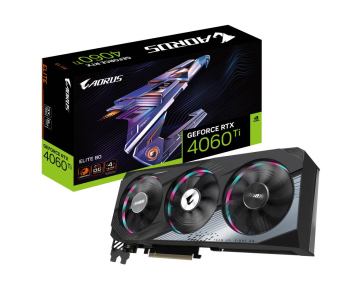 GIGABYTE VGA NVIDIA GeForce RTX 4060 Ti AORUS ELITE 8G, 8G GDDR6, 3xDP, 1xHDMI