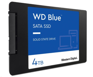 WD BLUE SSD 3D NAND WDS400T3B0A 4TB SATA/600, (R:560, W:530MB/s), 2.5"