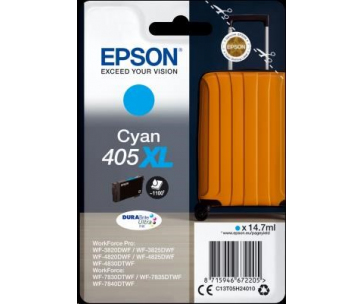 EPSON ink Singlepack Cyan 405XL Durabrite Ultra