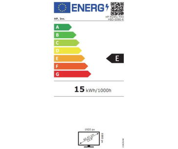 HP LCD E24u G5 23.8" 1920x1080, IPS w/LED micro-edge, 250 cd/m2, 1000:1, 5 ms g/g,DP 1.2,HDMI 1.4,USB3.2 4x, USB-C,RJ-45