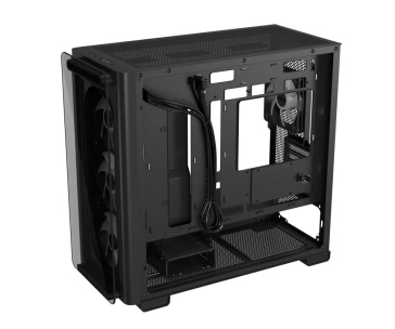 ASUS case A23 PLUS TG ARGB, Mini Tower, průhledná bočnice, 4x120mm ARGB Fan, černá