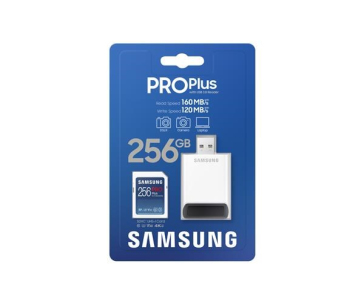 Samsung SDXC karta 256GB PRO PLUS + USB adaptér