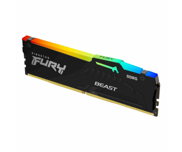 KINGSTON DIMM DDR5 8GB 5600MT/s CL40 FURY Beast Černá RGB