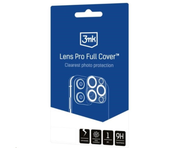 3mk Lens Pro Full Cover pro Apple iPhone 15 Pro / iPhone 15 Pro Max