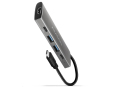 AXAGON HMC-5, USB 3.2 Gen 1 hub, porty 2x USB-A, HDMI, SD/microSD slot, PD 100W, kabel USB-C 20cm