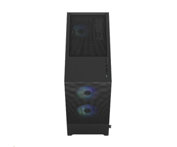 FRACTAL DESIGN skříň Pop Air RGB Black TG Clear Tint, 2x USB 3.0, bez zdroje, ATX