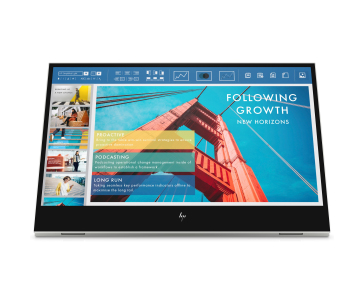 HP LCD EliteDisplay E14 G4 přenosný 2x USB-C monitor 14" (IPS,1920 x 1080, 16:9, 400NITS, 800:1, 5ms, 2x USB-C)