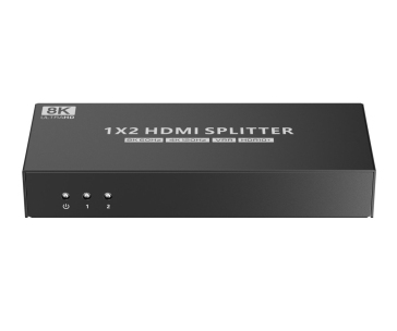 PremiumCord HDMI 2.1 splitter 1-2 porty, 8K@60hz, 4K@120Hz, 1080p, HDR+