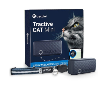 Tractive GPS CAT Mini – sledování polohy a aktivity pro kočky - tmavě modrý