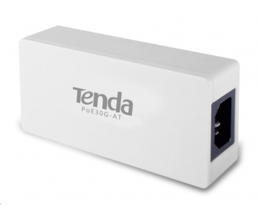 Tenda PoE30G-AT Gigabit Ethernet Power Injector, 30W, 802.3at, 802.3af,48V,PD Autodet.