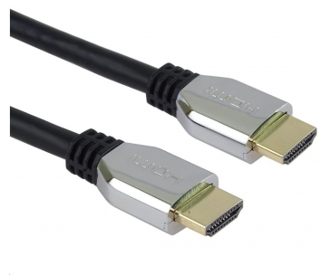 PREMIUMCORD Kabel HDMI 2.1 High Speed + Ethernet kabel (Zinc Alloy krytky, zlacené konektory) 0.5m