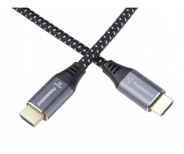 PREMIUMCORD Kabel HDMI 2.1 High Speed + Ethernet kabel 8K@60Hz, zlacené konektory, 3m