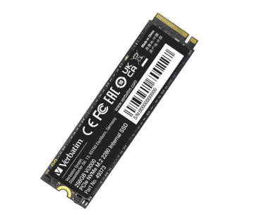 VERBATIM SSD Vi3000 Internal PCIe NVMe M.2 SSD 256GB , W 1300/ R 3300 MB/s