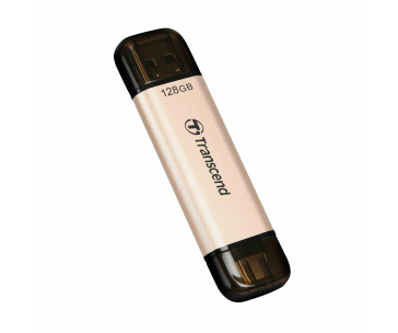 TRANSCEND Flash Disk 128GB JetFlash®930C, TLC, USB 3.2/USB Type C (R:420/W:400 MB/s) černý