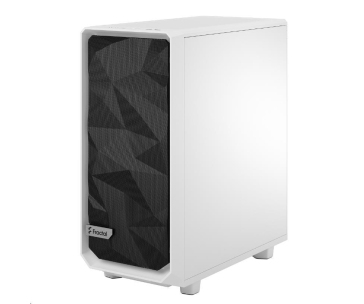 FRACTAL DESIGN skříň Meshify 2 Compact White TG Clear Tint, USB 3.1 Type-C, 2x USB 3.0, bez zdroje, mATX