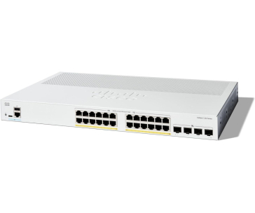 Cisco Catalyst switch C1300-24P-4X (24xGbE,4xSFP+,24xPoE+,195W,fanless)