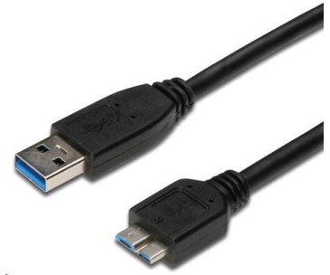 PREMIUMCORD Kabel USB 3.0 A - Micro B 3m, propojovací (M/M)