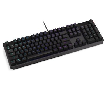 Endorfy herní klávesnice Thock Brown / drátová / brown switch / mechanická / US layout / černá RGB