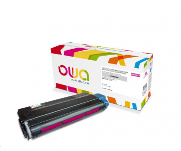 OWA Armor toner pro OKI C5600, C5700, 2000 Stran, 43381906, červená/magenta