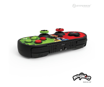 Hyperkin Pixel Art Bluetooth Controller Official ZagToons Edition for N. Switch®/PC/Mac®/Android®  (Bug & Cat)