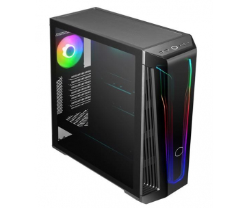 Cooler Master case MasterBox 540, Mid Tower, ATX, USB3.2, USB-C, bez zdroje, průhledná bočnice, černá