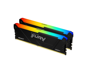 KINGSTON DIMM DDR4 64GB (Kit of 2) 3600MT/s CL18 FURY Beast RGB, XMP