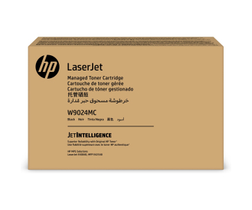 HP W9024MC High Yield Black Managed Original LaserJet Toner Cartridge - CONTRACT (11,500 pages)