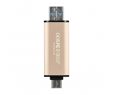 TRANSCEND Flash Disk 128GB JetFlash®930C, TLC, USB 3.2/USB Type C (R:420/W:400 MB/s) černý