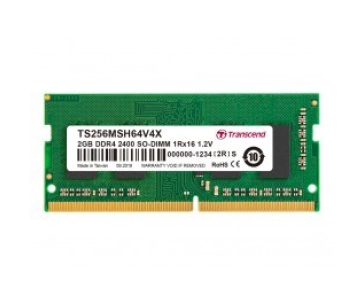 TRANSCEND SODIMM DDR4 2GB 2400MHz 1Rx16 CL17