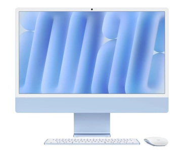 Apple iMac 24'' 4.5K display M4 chip 10-core CPU and 10-core GPU, 24GB, 512GB SSD - Blue