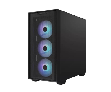 ASUS case A21 PLUS, Mini Tower, průhledná bočnice, 4x 120mm ARGB Fan, černá