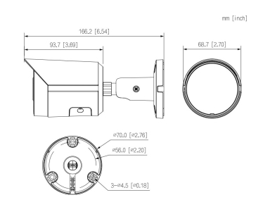 Dahua IPC-HFW2549S-S-IL-0280B, IP kamera, 5Mpx, 1/2.7" CMOS, objektiv 2.8 mm, IR/LED<30, IP67