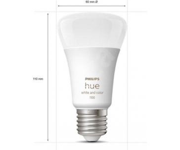 Philips Hue White and Color Ambiance 9W 1100 E27 starter kit