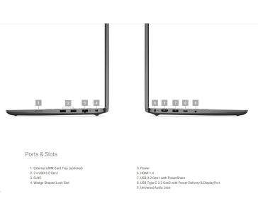 DELL NTB Vostro 3440/i5-1335U /16GB/512GB SSD/14" 2.2K/Intel Iris Xe/FgrPr/WLAN/Backlit Kb/W11 Pro/3Y PS NBD