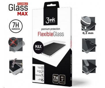 3mk FlexibleGlass Max pro Xiaomi Redmi Note 8 Pro, černá