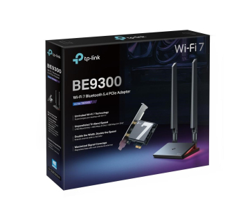 TP-Link Archer TBE550E WiFi7 PCIe adapter (BE9300,2,4GHz/5GHz/6GHz,Bluetooth5.4)