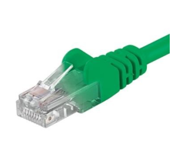 PremiumCord Patch kabel UTP RJ45-RJ45 CAT6 1m zelená