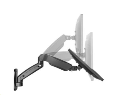 Nástěnný plně polohovatelný držák na monitor Fiber Mounts FM31