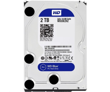 WD BLUE WD20EARZ 2TB, SATA III 3.5", 64MB 5400RPM, 185MB/s, CMR