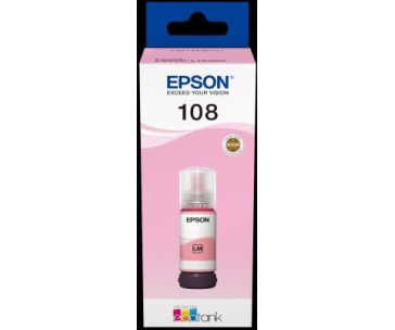 EPSON 108 EcoTank Light Magenta ink bottle