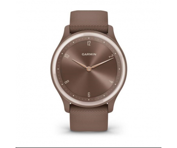 Garmin vívomove Sport pouzdro Ivory, silikonový řemínek Peach Gold