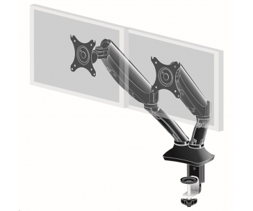 Iiyama gas spring desk mount, dual