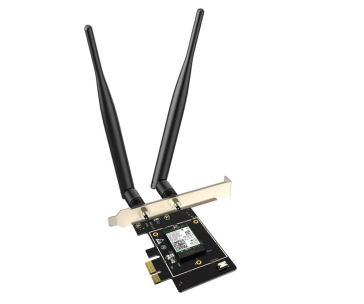 Tenda E33 Wireless AX5400 PCI Express Adapter, WiFi 6E, 802.11ax/ac/a/b/g/n, 5378Mbps