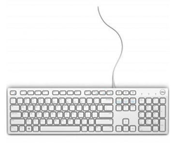 DELL Multimedia Keyboard-KB216 - German (QWERTZ) - White