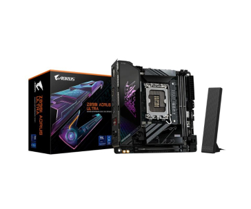 GIGABYTE MB Sc LGA1851 Z890I AORUS ULTRA, Intel Z890, 4xDDR5, 1xDP, 1xHDMI, 1xThunderbolt, WiFi, mITX