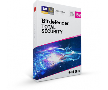 Bitdefender Total Security - 10 zařízení na 1 rok - elektronická licence do emailu