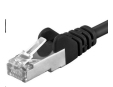 PREMIUMCORD Patch kabel CAT6a S-FTP, RJ45-RJ45, AWG 26/7 5m černá