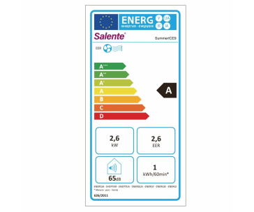 EVOLVEO Salente SummerICE9, chytrá mobilní klimatizace, 9000 BTU, WiFi+Bluetooth, dálk. ovl.