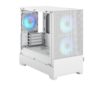 FRACTAL DESIGN skříň Pop Mini Air RGB White TG Clear Tint, 2x USB 3.0, bez zdroje, mATX